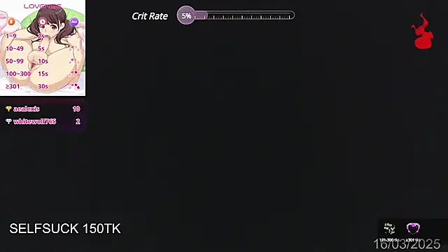 Snapshot of Herazuline chatting on 17, 3, 2025 Herazuline online show from 17, 3, 2025