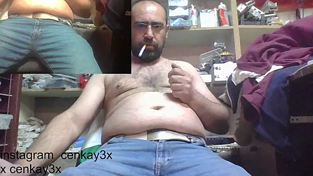 masculine bear daddy online show from 31, 1, 2025