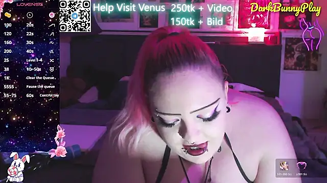 DarkBunnyPlay online show from 12, 3, 2026