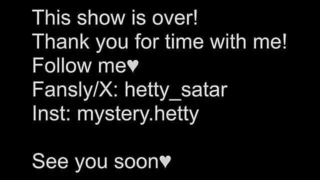 Hetty satar online show from 17, 3, 2025