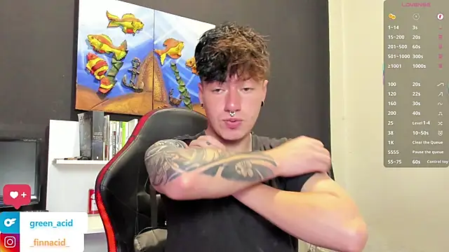 Green acid01 online show from 15, 4, 2026