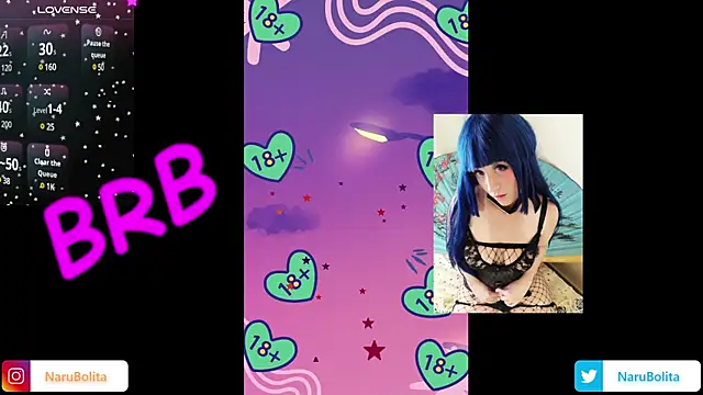 Snapshot of NaruBolita chatting on 22, 1, 2025 NaruBolita online show from 22, 1, 2025